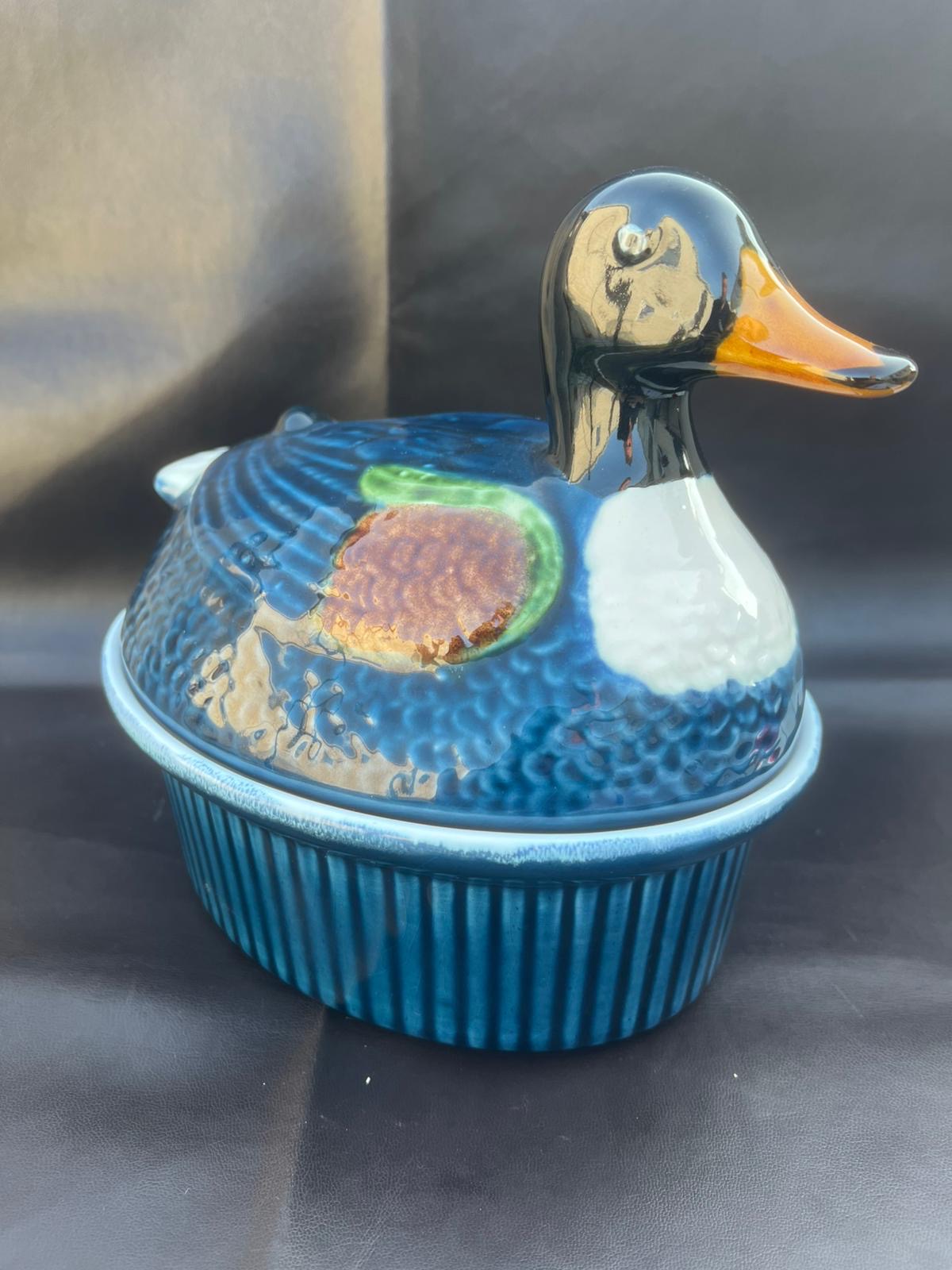 Vintage Reducta London Large Ceramic Duck Egg Holder