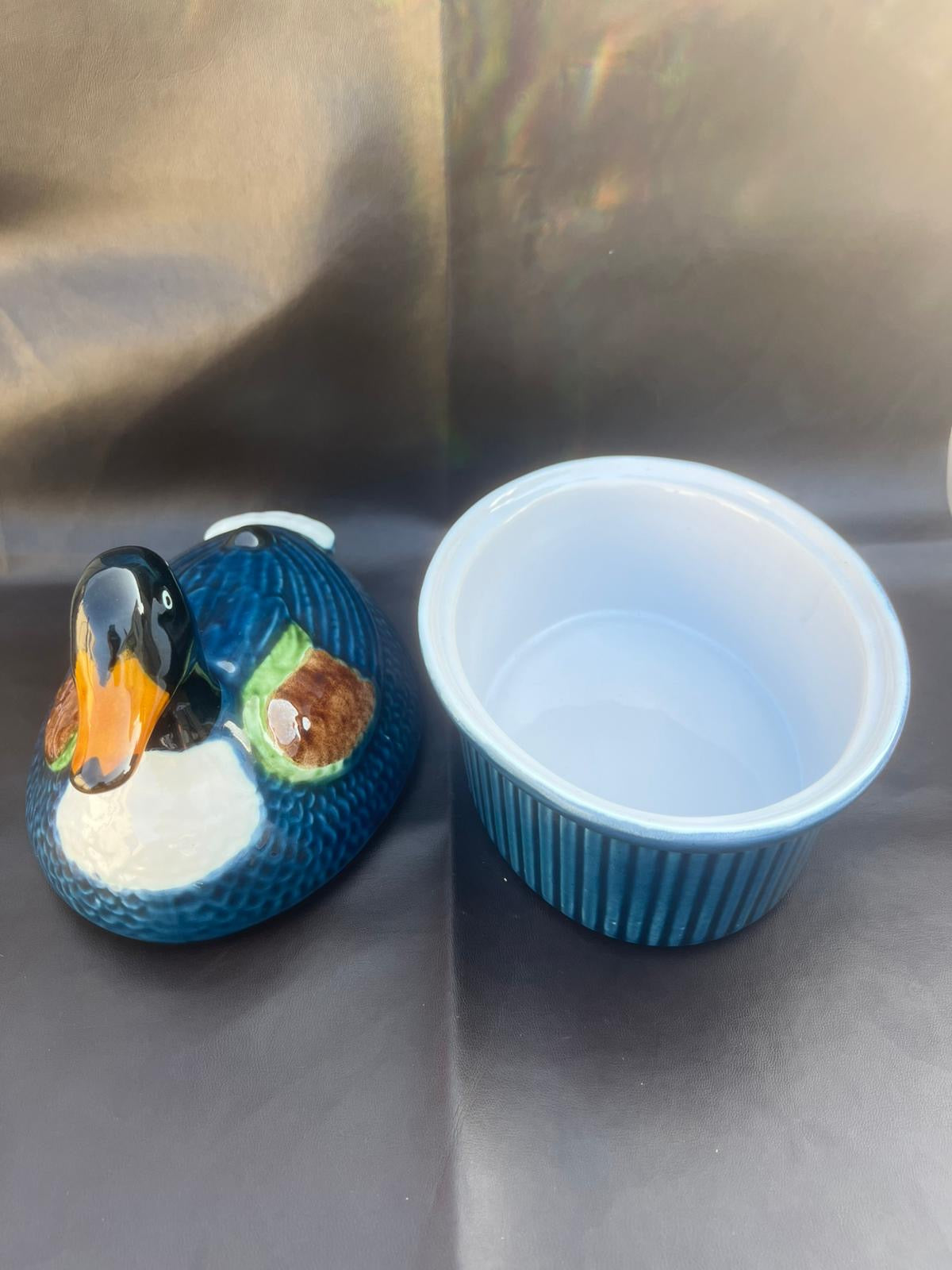 Vintage Reducta London Large Ceramic Duck Egg Holder