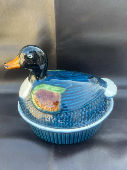 Vintage Reducta London Large Ceramic Duck Egg Holder