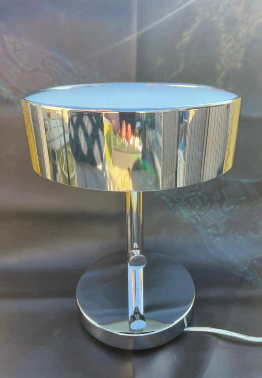 Vintage IKEA Stockholm Table Lamp Chrome Plated Dimmable Lamp