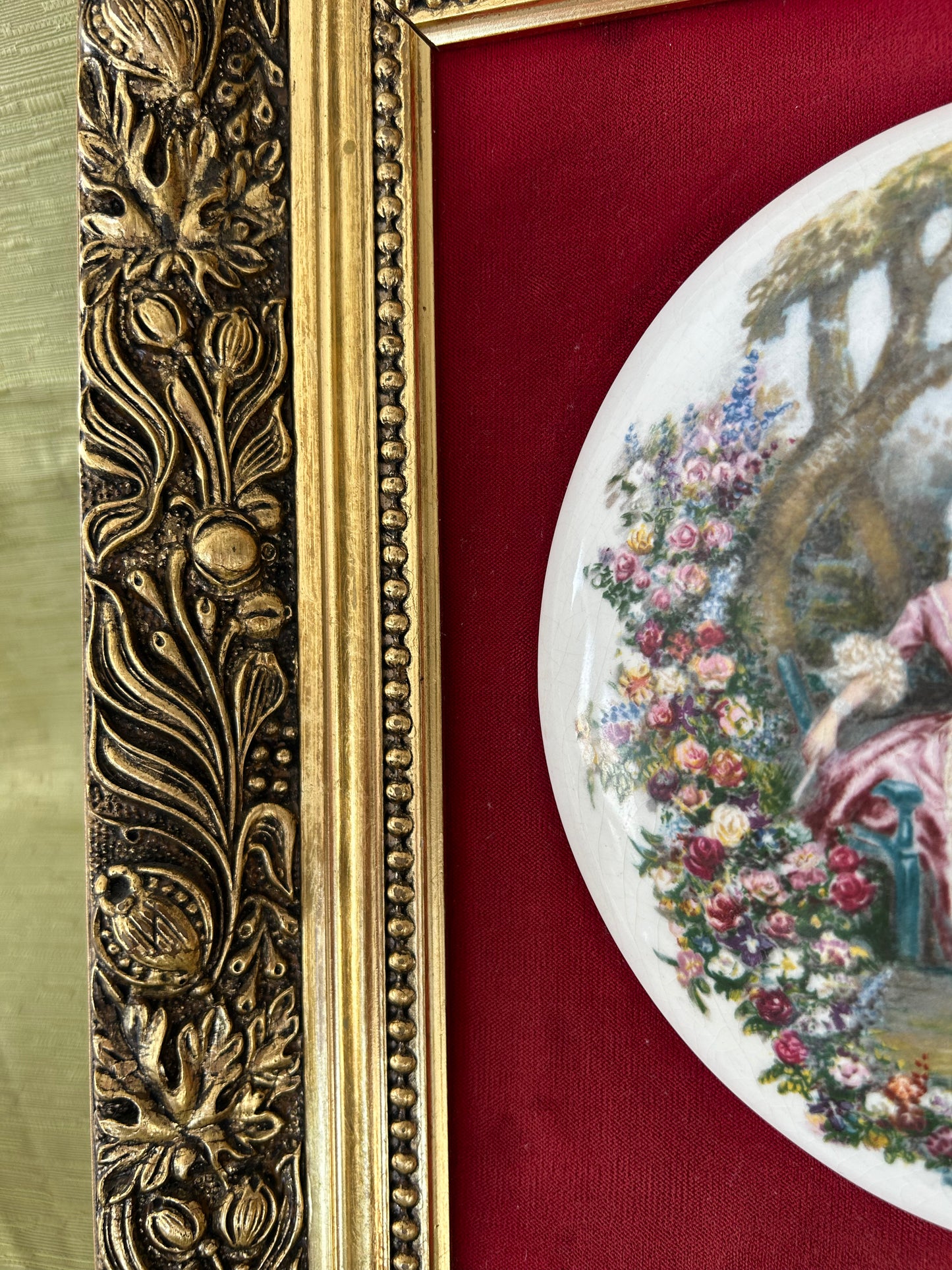 Staffordshire Fine Ceramics Miniature Picture Noel Syers