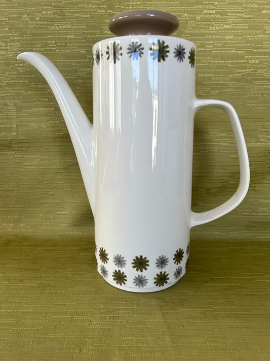 Vintage J & G Meakin 'Allegro' 1960's Studio Coffee Pot