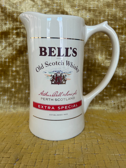 Vintage Bell's Old Scotch Whisky/Water Jug By Wade PDM Whiskey 8"