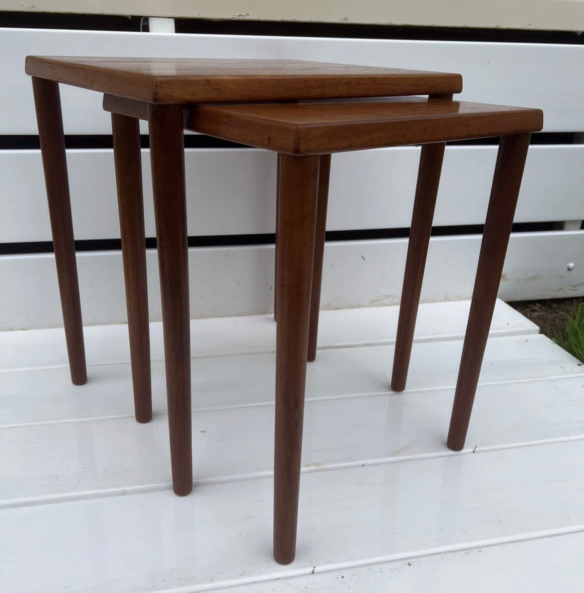 Mid-Century Teak Nest of Tables Scandi Style