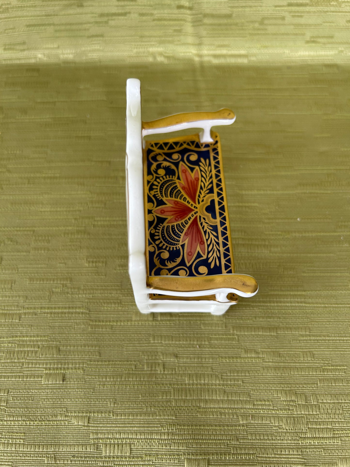 Royal Crown Derby Miniature Garden Bench