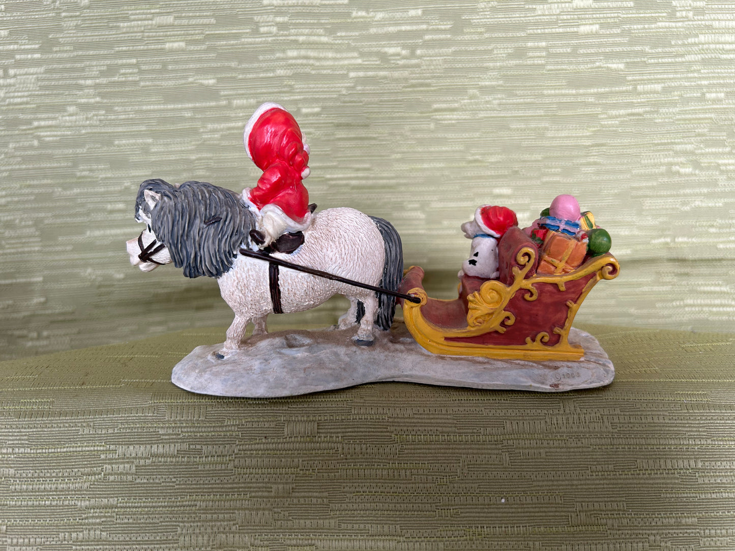 Thelwell Christmas Cargo Figurine 1998 by Norman Thelwell