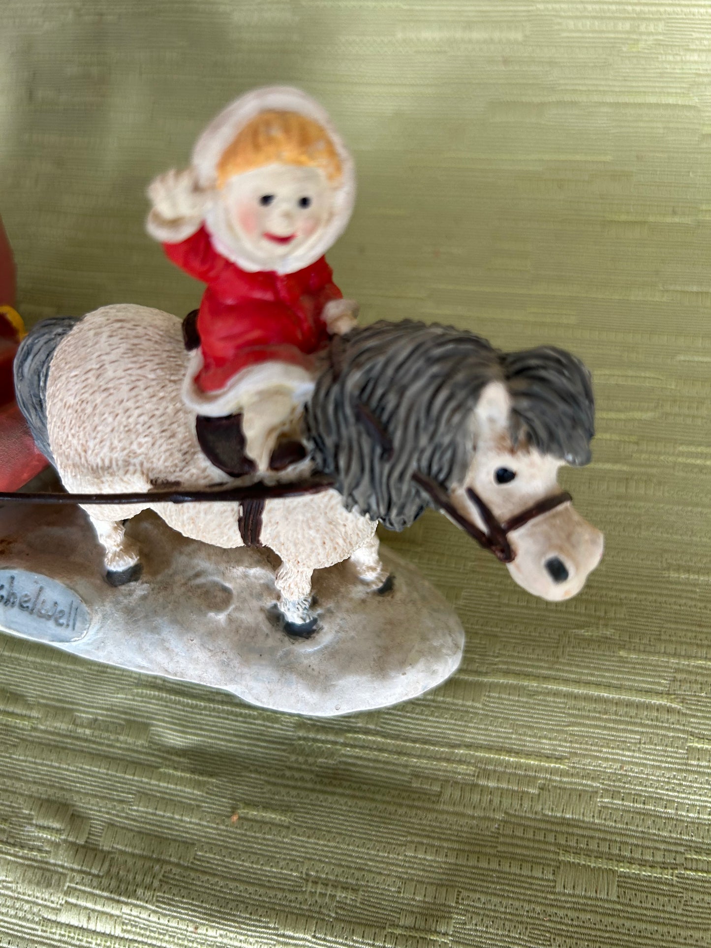 Thelwell Christmas Cargo Figurine 1998 by Norman Thelwell
