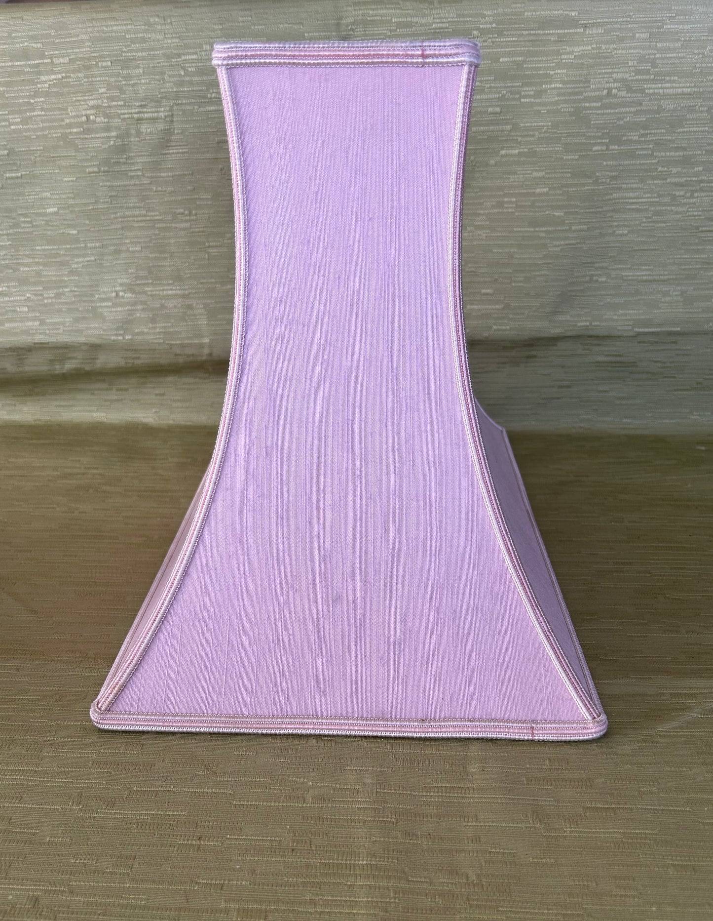 Retro Pink Lampshade 2 Curved / 2 Straight Sides