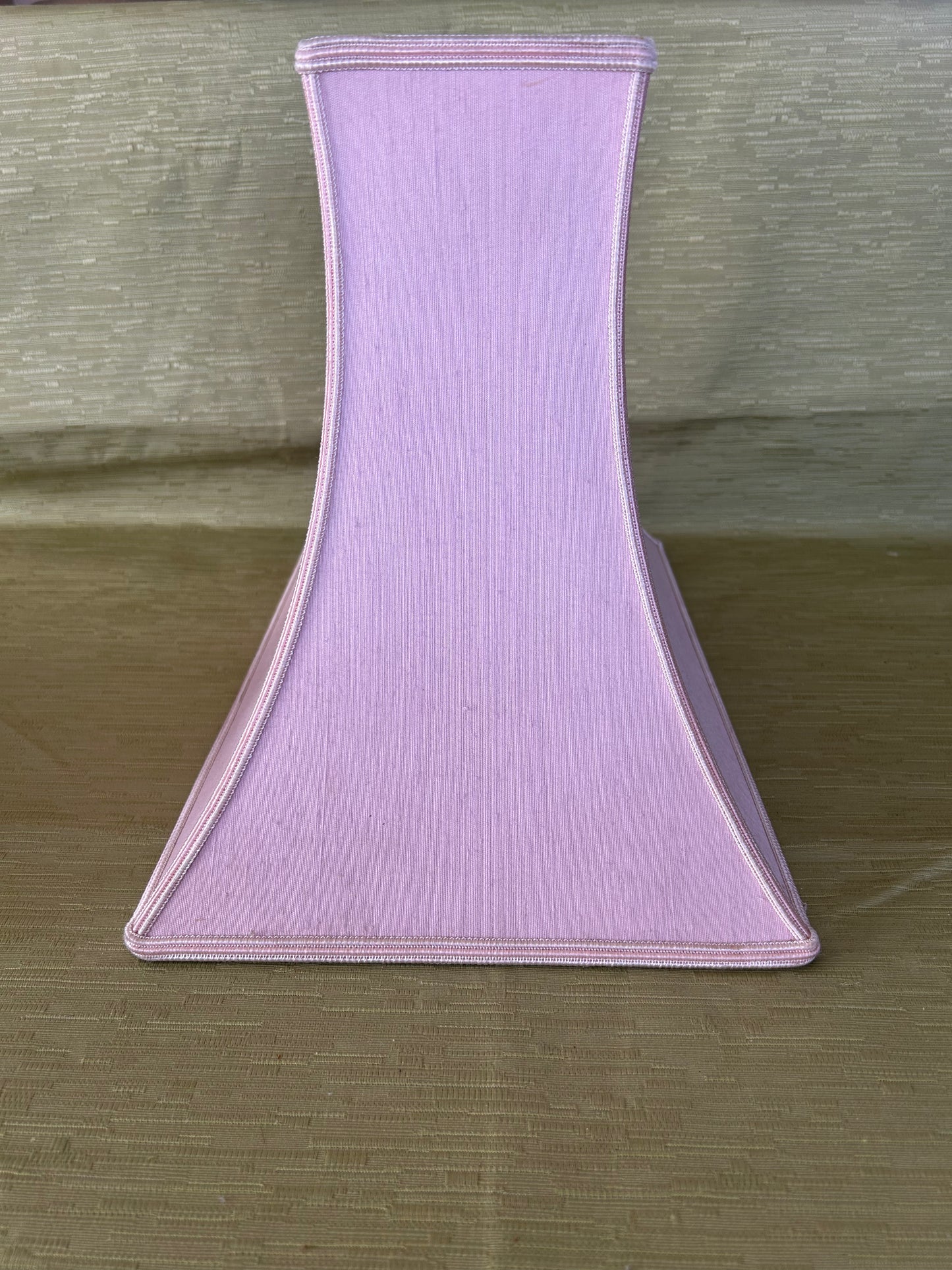 Retro Pink Lampshade 2 Curved / 2 Straight Sides