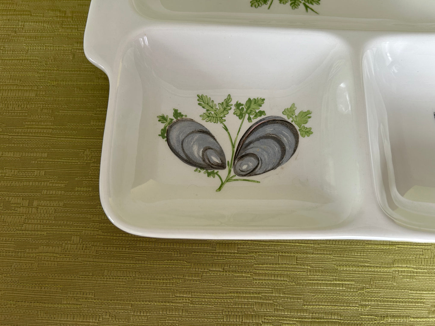 Vintage Pontesa Espana Seafood Platter In Excellent Condition Made In Spain