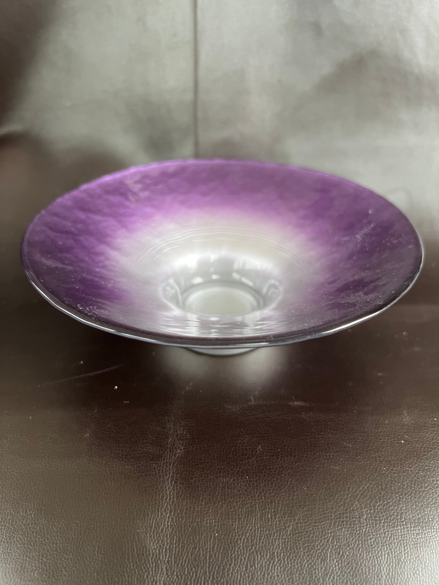 Pair of Rare Portmeirion Dusk Till Dawn Tea Light Holders Purple Silver