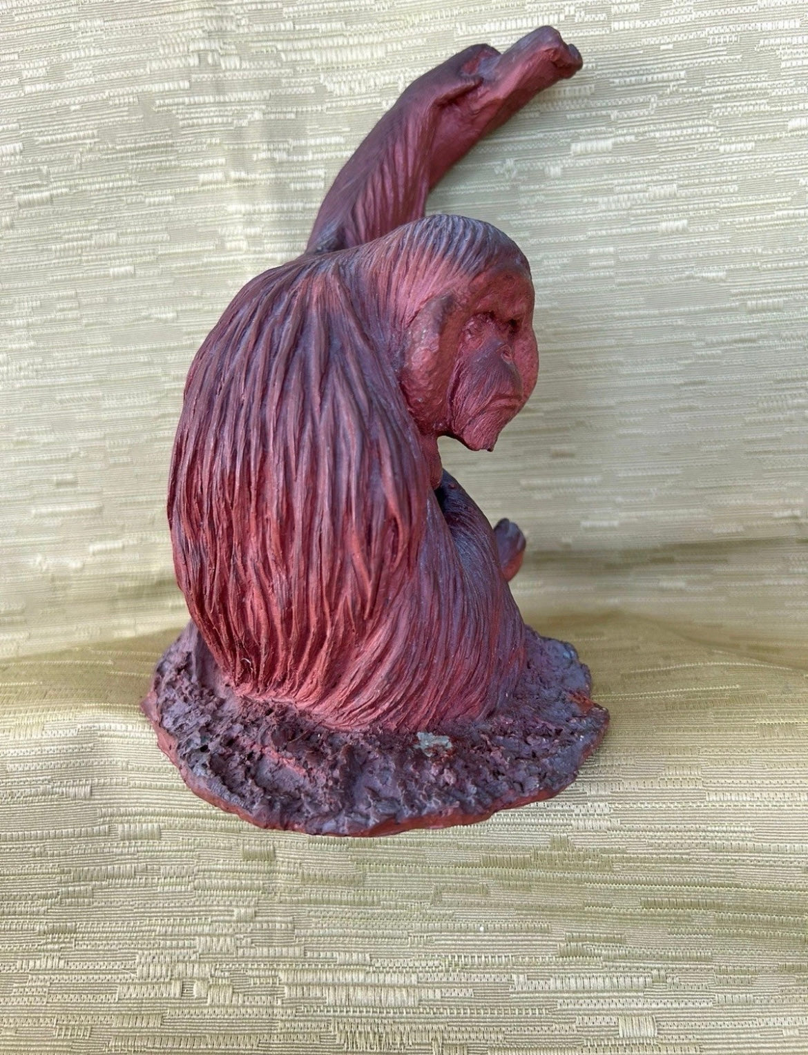 Bronze Vintage North Light Orangutan Signed John Stanbridge