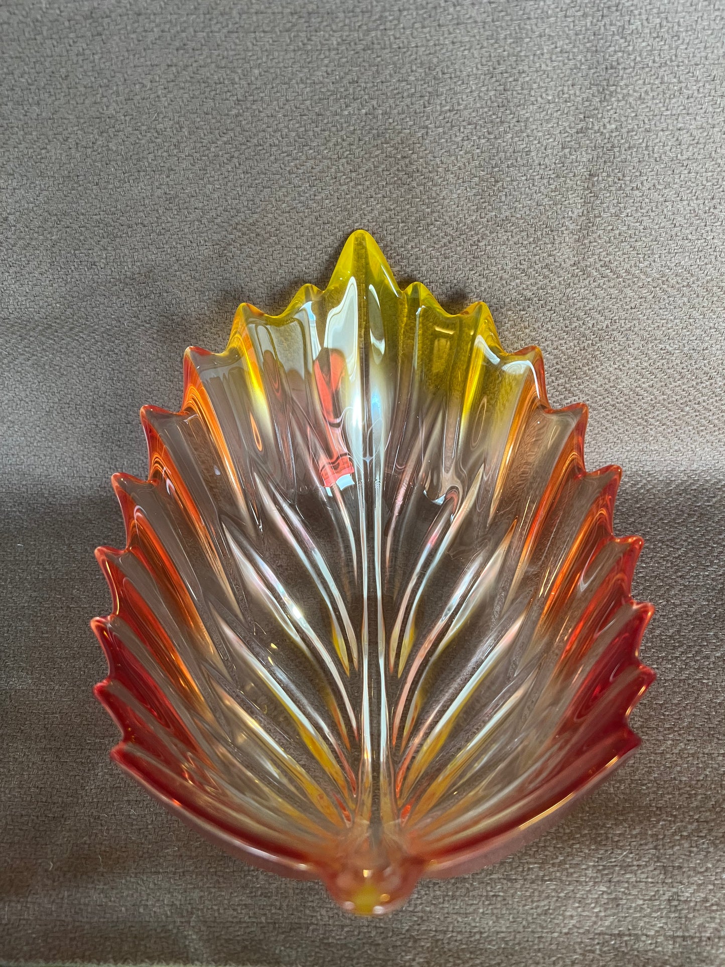 Walther Glass Barca Fall Leaf German Bowl