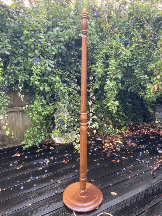 Stunning Vintage Oak Standard Lamp