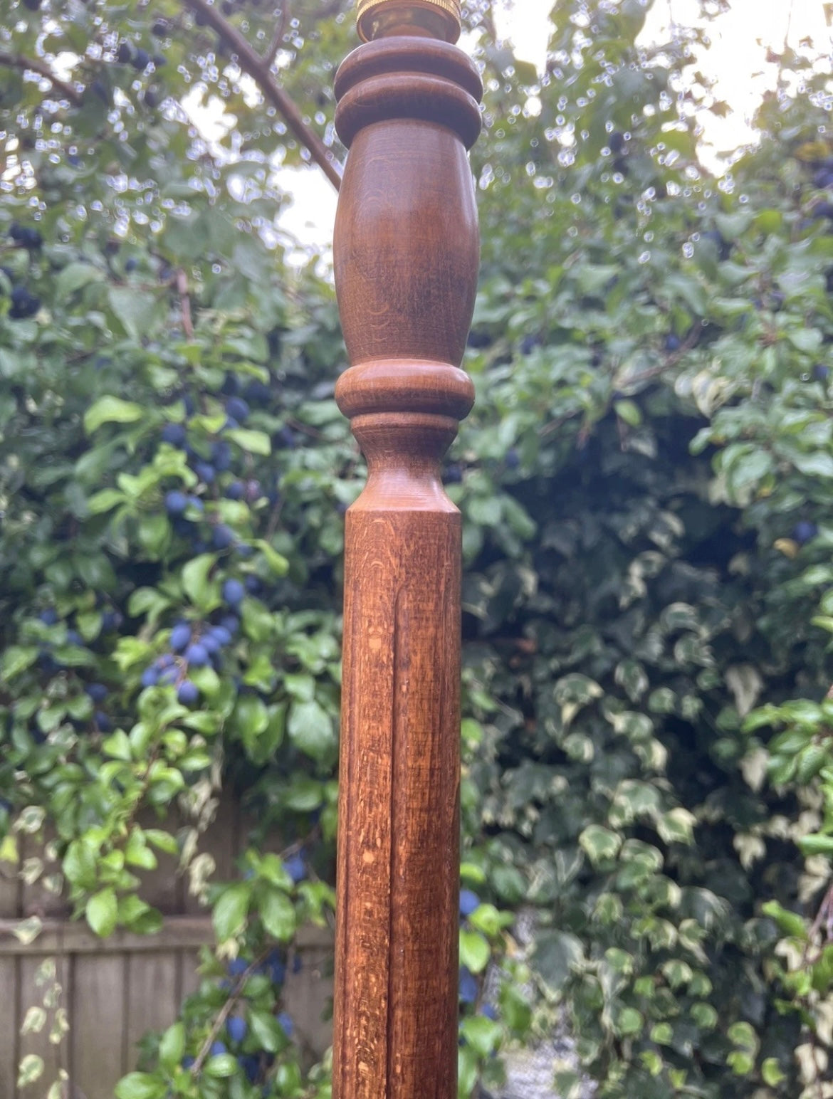 Stunning Vintage Oak Standard Lamp