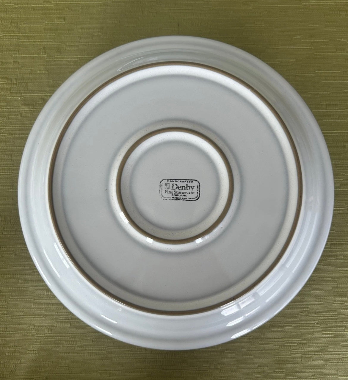 Denby Venice Green High Sided Side/Salad Plates 23cm - 6 Available