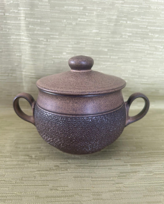 Denby Cotswold Vintage Lidded Double Handled Soup Dish Bowl