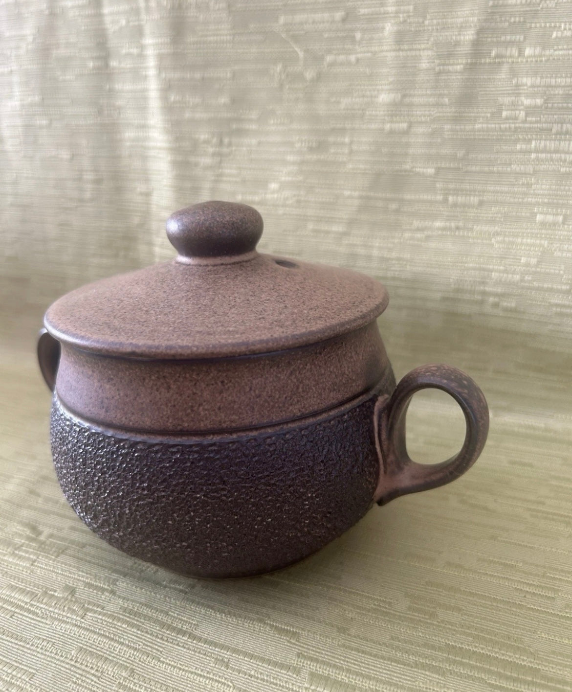 Denby Cotswold Vintage Lidded Double Handled Soup Dish Bowl