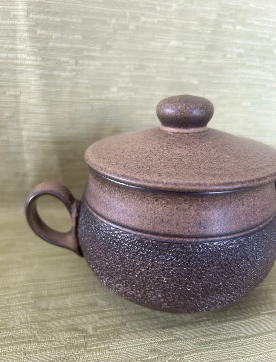 Denby Cotswold Vintage Lidded Double Handled Soup Dish Bowl