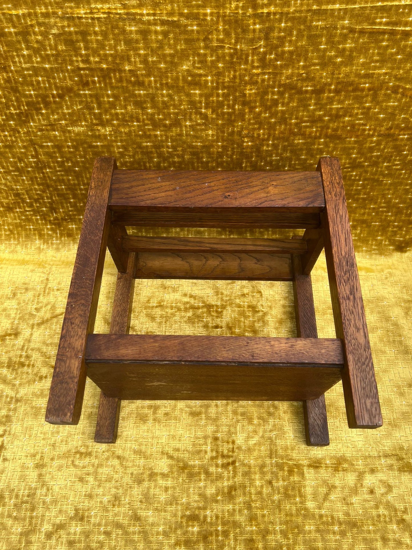 Antique Oak Umbrella Stand